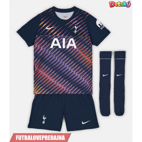 Lacne Dětský Futbalové dres Tottenham Hotspur Jan Paul van Hecke #6 2026-27 Krátky Rukáv - Preč (+ trenírky)